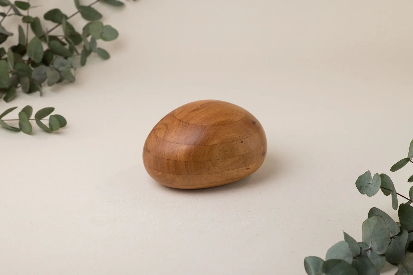 African Mahogany Urn | River Stone
