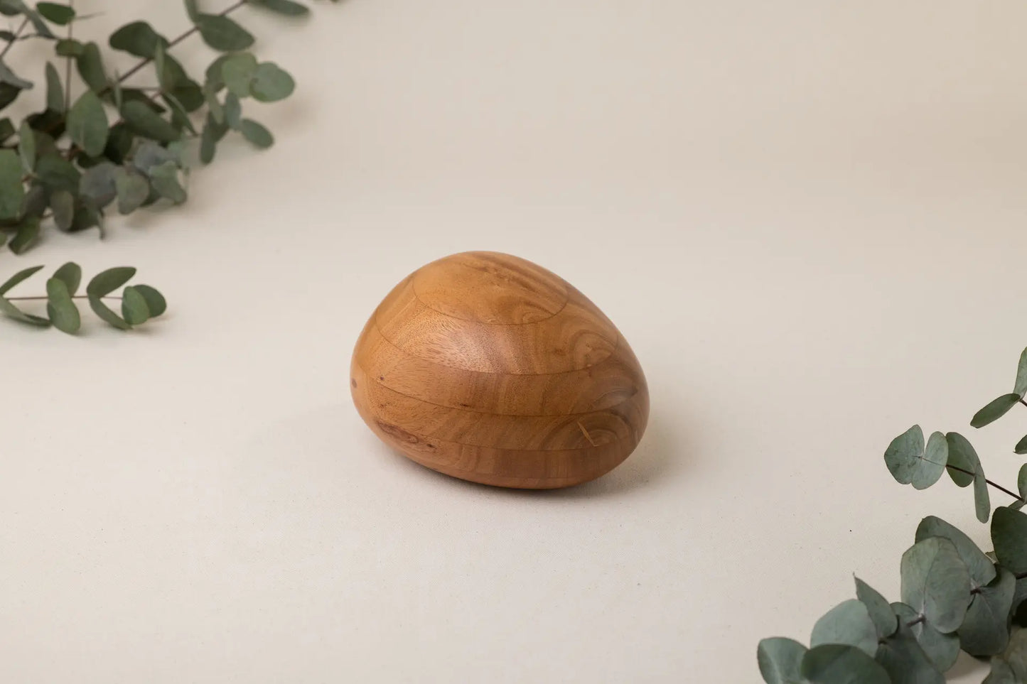 African Mahogany Urn | River Stone