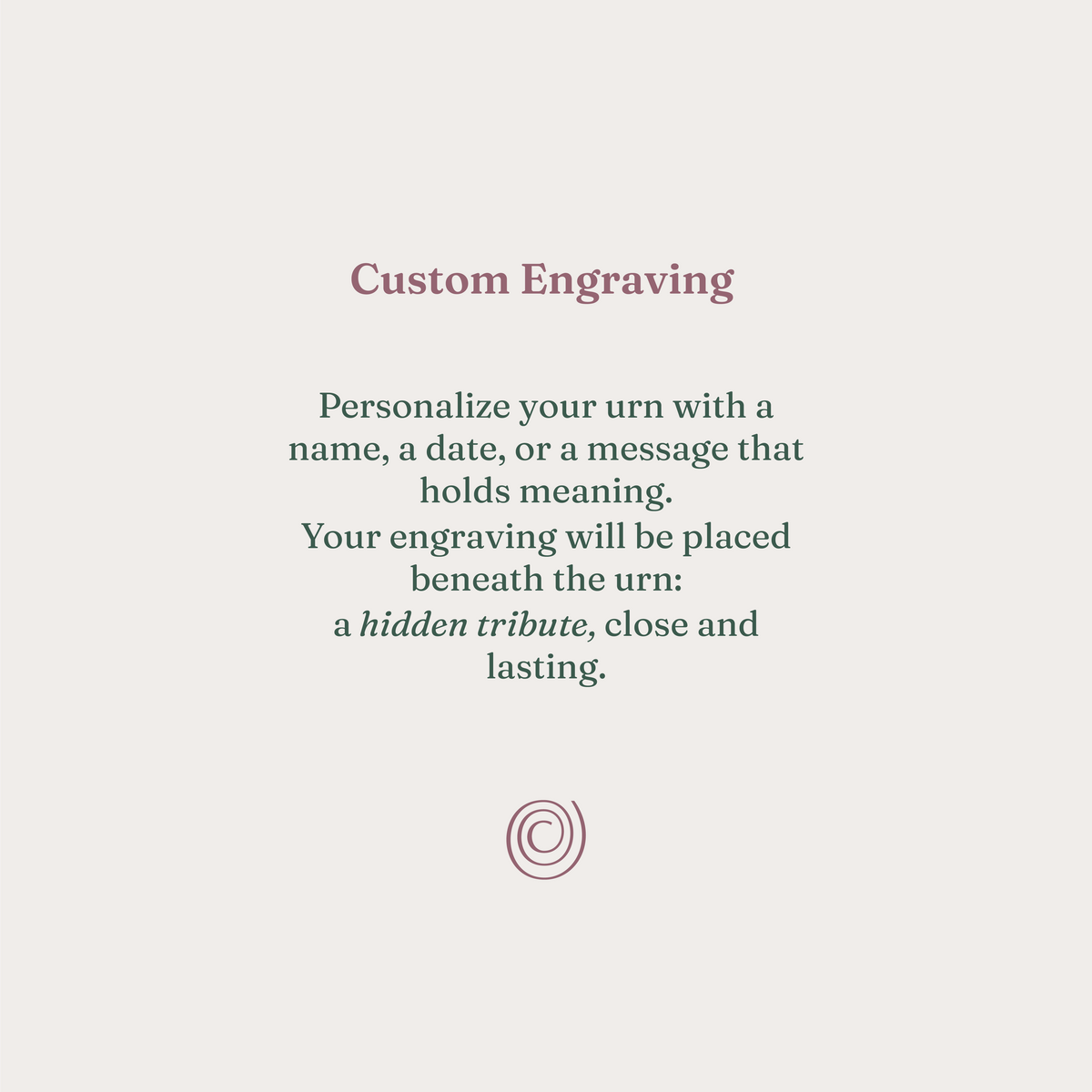 RS • Mini Keepsake Urn